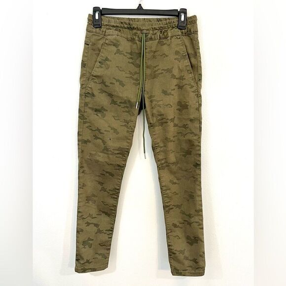 Bevy Flog - Shely Drawstring Pants - Green Camo - Picture 2 of 8